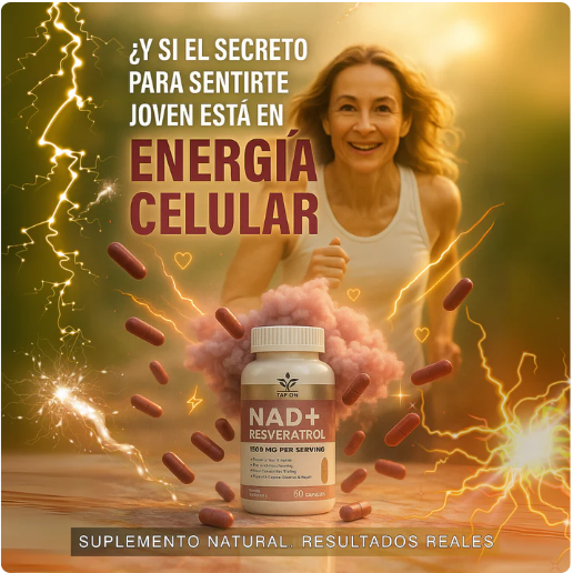 NAD+ RESVERATROL 60 CAPSULAS 1600mg